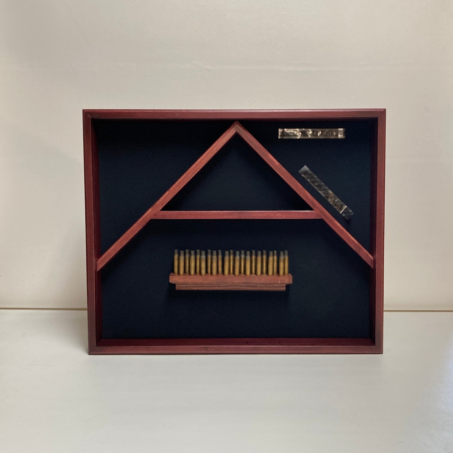 Triple 3x5 Flag Display