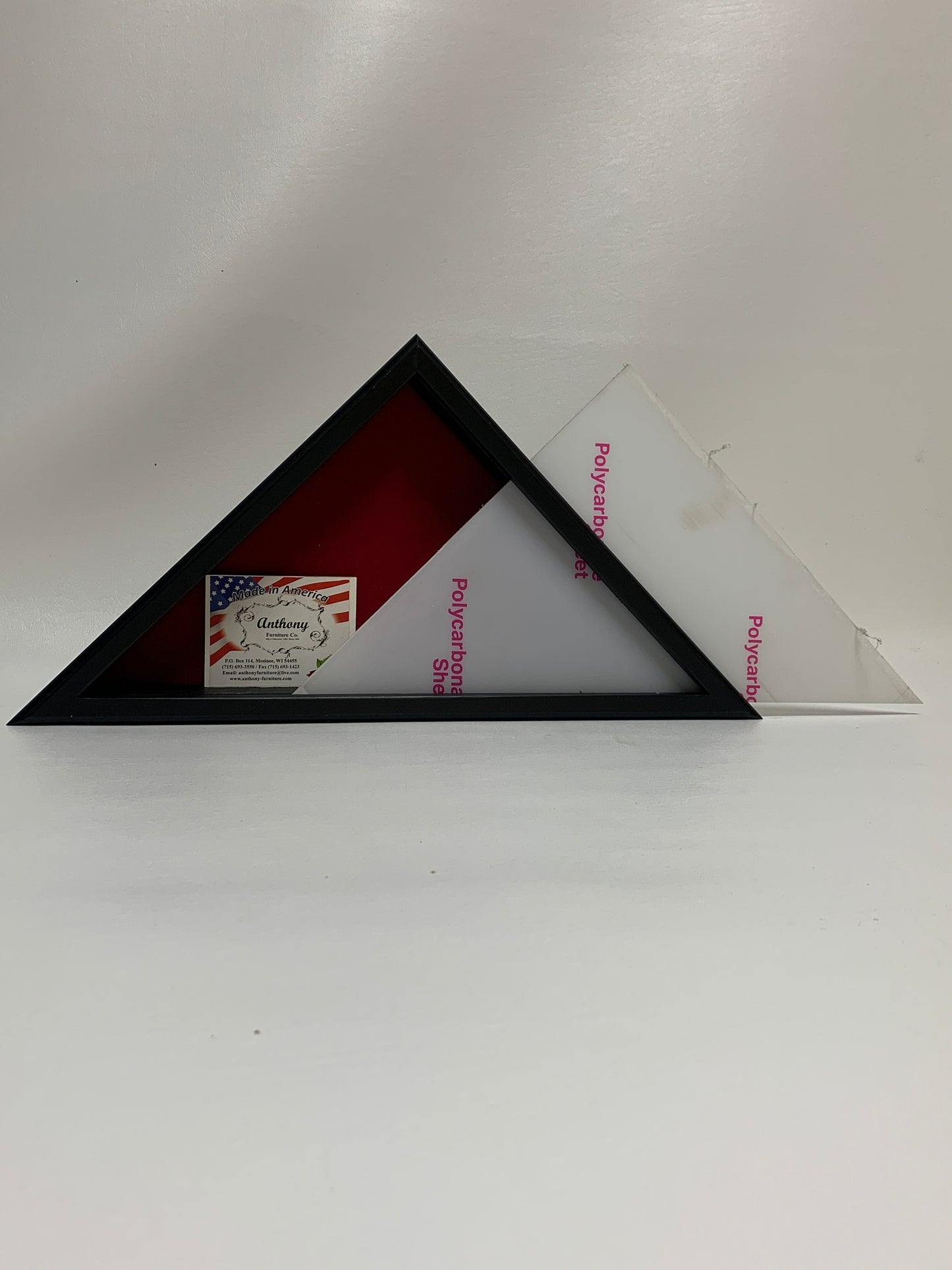 Triangle Display Case