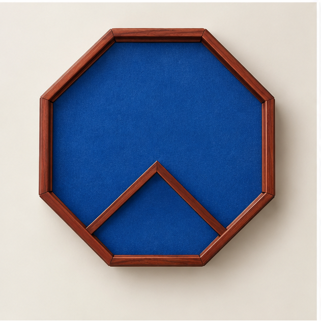 Oak Octagon Flag Case