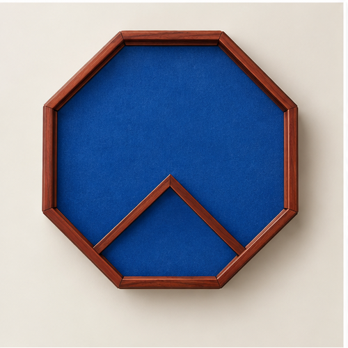 Oak Octagon Flag Case