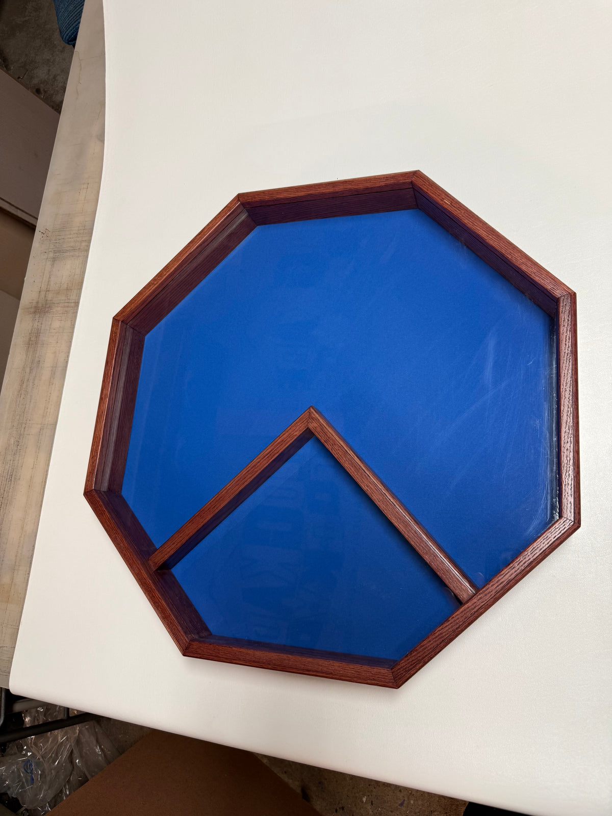 Oak Octagon Flag Case